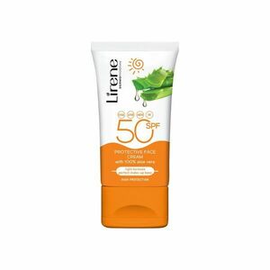 Lirene Sun care Ochranná pleťová emulze Aloe vera SPF50 50 ml obraz