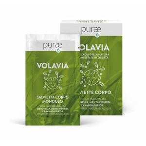 Purae Volavia Tělové ubrousky proti komárům BIO 12x3 ml obraz