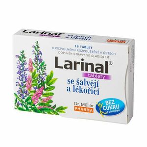 Dr. Müller Larinal® se šalvějí a lékořicí 16 tablet obraz