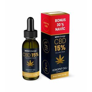 MOVit Energy CBD 15% Full Spectrum konopný olej 20 ml obraz