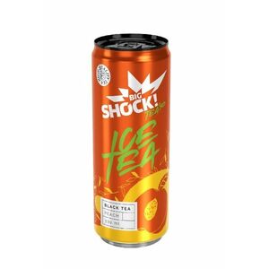 Big Shock! Ice Tea Black Peach 330 ml obraz