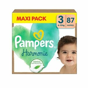 Pampers Harmonie Maxi Pack vel. 3 6–10 kg dětské pleny 87 ks obraz