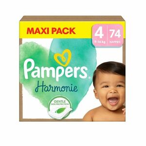 Pampers Harmonie Maxi Pack vel. 4 9–14 kg dětské pleny 74 ks obraz