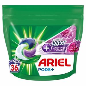 Ariel Touch of Lenor Amethyst Flower Prací kapsle 36 ks obraz