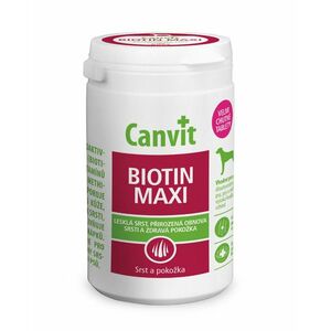 Canvit Biotin Maxi pro psy ochucený 76 tablet obraz