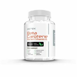 Zerex Betakaroten Forte + Vitamin E 50+10 kapslí obraz