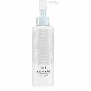 Sensai Silky Purifying Milky Soap hydratační čisticí mýdlo pro suchou až velmi suchou pleť 150 ml obraz