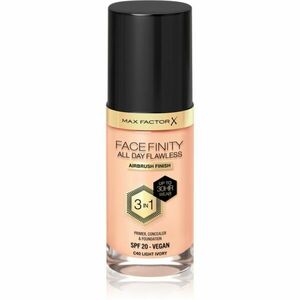 Max Factor Facefinity All Day Flawless dlouhotrvající make-up SPF 20 odstín 40 Light Ivory 30 ml obraz