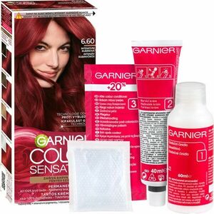 Garnier Color Sensation barva na vlasy odstín 6.60 Intense Ruby 1 obraz