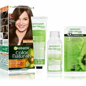 Garnier Color Naturals Creme barva na vlasy odstín 4 Natural Brown 1 ks obraz