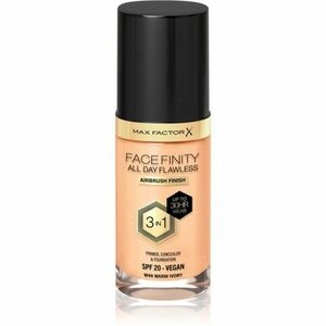 Max Factor Facefinity All Day Flawless dlouhotrvající make-up SPF 20 odstín 44 Warm Ivory 30 ml obraz