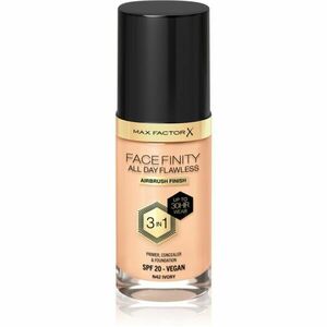 Max Factor Facefinity All Day Flawless dlouhotrvající make-up SPF 20 odstín 42 Ivory 30 ml obraz