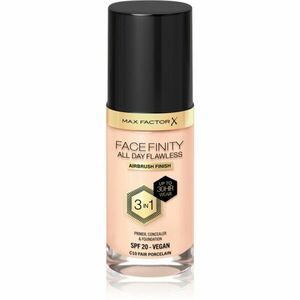 Max Factor Facefinity All Day Flawless dlouhotrvající make-up SPF 20 odstín 10 Fair Porcelain 30 ml obraz