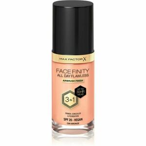 Max Factor Facefinity All Day Flawless dlouhotrvající make-up SPF 20 odstín 80 Bronze/ C80 Bronze 30 ml obraz