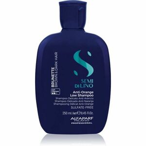 Alfaparf Milano Semi di Lino Brunette tónovací šampon neutralizující mosazné podtóny 250 ml obraz