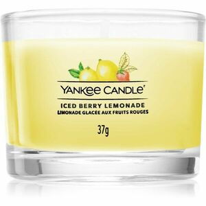 Yankee Candle Iced Berry Lemonade votivní svíčka glass 37 g obraz