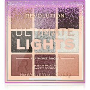 Makeup Revolution Ultimate Lights paletka očních stínů odstín Smoke 8, 1 g obraz