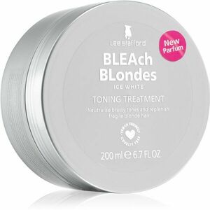 Lee Stafford Bleach Blondes Ice White vlasová maska neutralizující žluté tóny 200 ml obraz