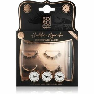 SOSU Cosmetics Hidden Agenda Undetectable Lashes sada (na řasy) obraz