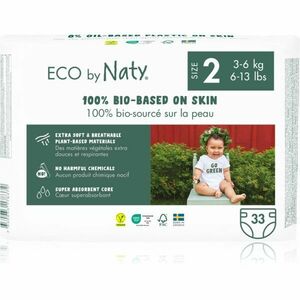 ECO by Naty Nappies Mini Size 2 jednorázové EKO pleny 3-6 kg 33 ks obraz