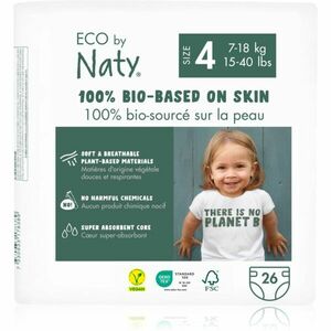 ECO by Naty Nappies Maxi Size 4 jednorázové EKO pleny 7-18 kg 26 ks obraz