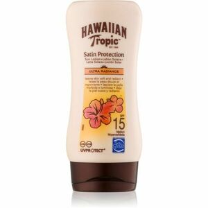 Hawaiian Tropic Satin Protection voděodolné mléko na opalování SPF 15 180 ml obraz