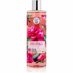 Bohemia Gifts & Cosmetics Flower Line Peony mycí gel na tělo a vlasy 400 ml obraz