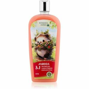 Bohemia Gifts & Cosmetics Bohemia Herbs Strawberry bublinková koupel a mycí gel 500 ml obraz