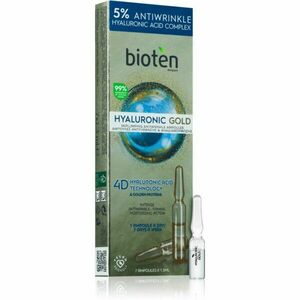 Bioten Hyaluronic Gold 7denní protivrásková kúra v ampulích pro ženy 7x1, 3 ml obraz