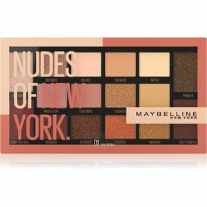 MAYBELLINE NEW YORK Nudes Of New York paletka očních stínů 18 g obraz