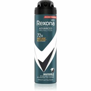 Rexona Men Advanced Protection antiperspirant proti bílým a žlutým skvrnám 72h pro muže Invisible 150 ml obraz