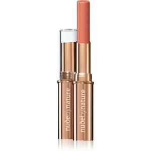 Nude by Nature Sheer Glow Colour Balm balzám na rty odstín 01 Coral 2, 75 g obraz