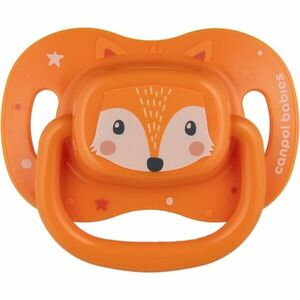 Canpol babies Cute Animals Soother 18m+ dudlík Orange 1 ks obraz