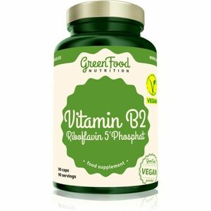 GreenFood Nutrition Vitamin B2 Riboflavin 5'Phosphat kapsle s vitamíny 90 cps obraz