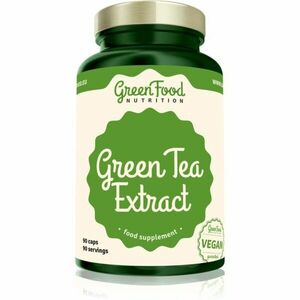 GreenFood Nutrition Green Tea Extract kapsle pro detoxikaci organismu a podporu imunity 90 cps obraz