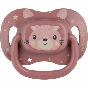 Canpol babies Cute Animals Soother 6-18m dudlík Pink 1 ks obraz