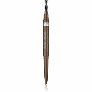 Rimmel Brow This Way tužka na obočí s kartáčkem 2 v 1 odstín 002 Medium Brown 0, 25 g obraz