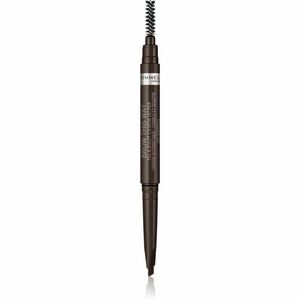 Rimmel Brow This Way tužka na obočí s kartáčkem 2 v 1 odstín 003 Dark Brown 0, 25 g obraz