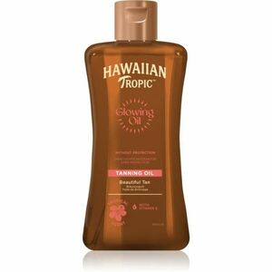 Hawaiian Tropic Glowing Oil Tanning tělový olej na prodloužení opálení 200 ml obraz