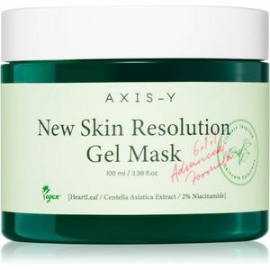 AXIS-Y 6+1+1 Advanced Formula New Skin Resolution Gel Mask zklidňující gelová maska s chladivým účinkem 100 ml obraz