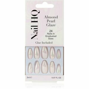 Nail HQ Almond umělé nehty Pearl Glaze 24 ks obraz