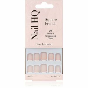 Nail HQ Square French umělé nehty 24 ks obraz