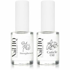 Nail HQ Strengthener & Cuticle Oil Duo sada (na nehty a nehtovou kůžičku) obraz