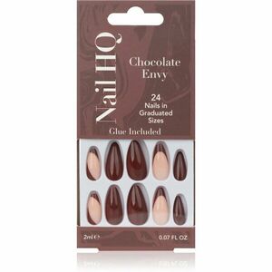 Nail HQ Almond umělé nehty Chocolate Envy 24 ks obraz