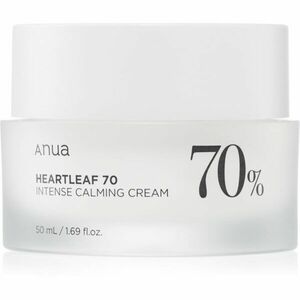 Anua Heartleaf 70% Intense Calming Cream intenzivní zklidňující a ochranný krém pro všechny typy pleti včetně citlivé 50 ml obraz