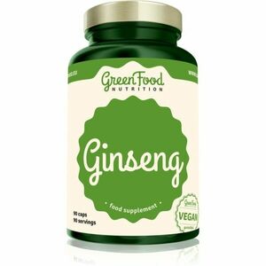 GreenFood Nutrition Ginseng kapsle pro udržení vitality 90 cps obraz