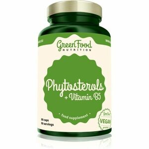 GreenFood Nutrition Phytosterols + Vitamin B5 kapsle s fytosteroly 90 cps obraz