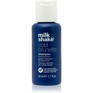 Milk Shake Cold Brunette šampon neutralizující žluté tóny pro hnědé odstíny vlasů 50 ml obraz