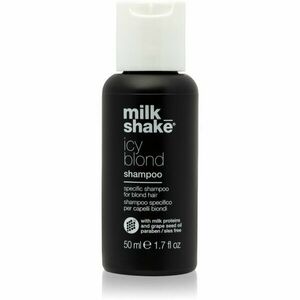 Milk Shake Icy Blond Shampoo šampon neutralizující žluté tóny pro blond vlasy 50 ml obraz