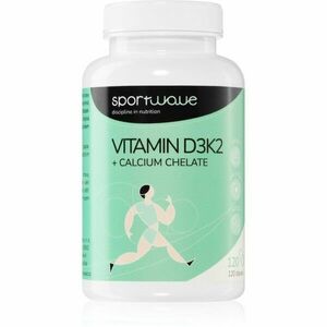 SportWave® Vitamin D3K2 + Calcium chelate podpora imunity 120 tbl obraz